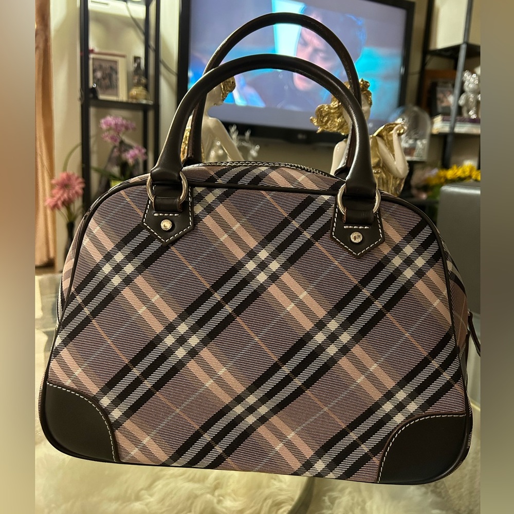 Burberry London blue label handbag